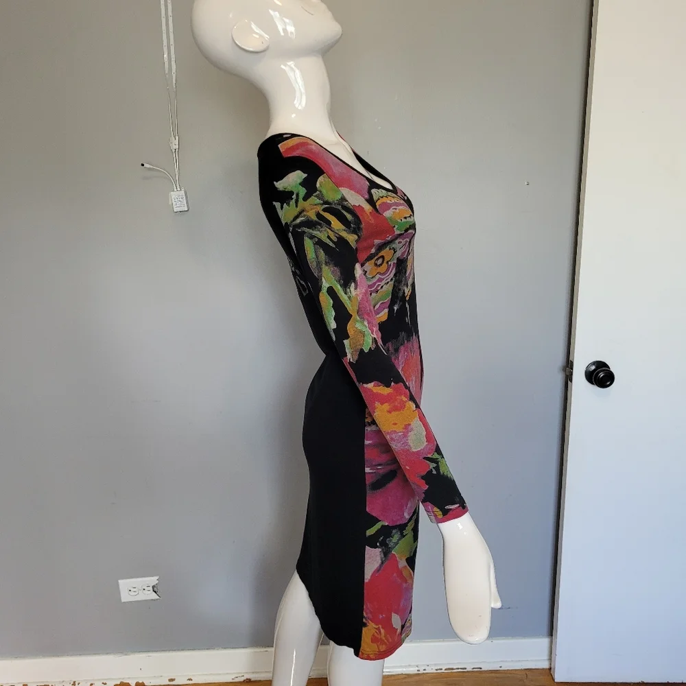 Vintage Desigual Long Sleeved Bodycon Dress, GUC, Approximate Size M - Picture 4 of 10